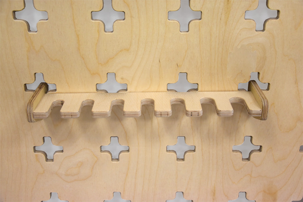 Väggmonterad hållare för hammare och klubbor, 7 st