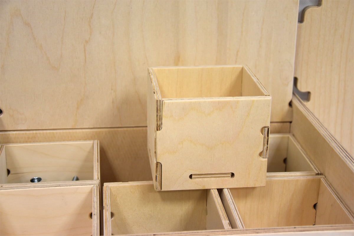 Hängande organisatör med 6 lådor