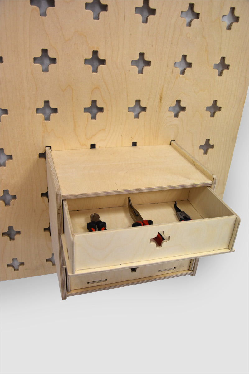 Hängande organisatör med 3 lådor