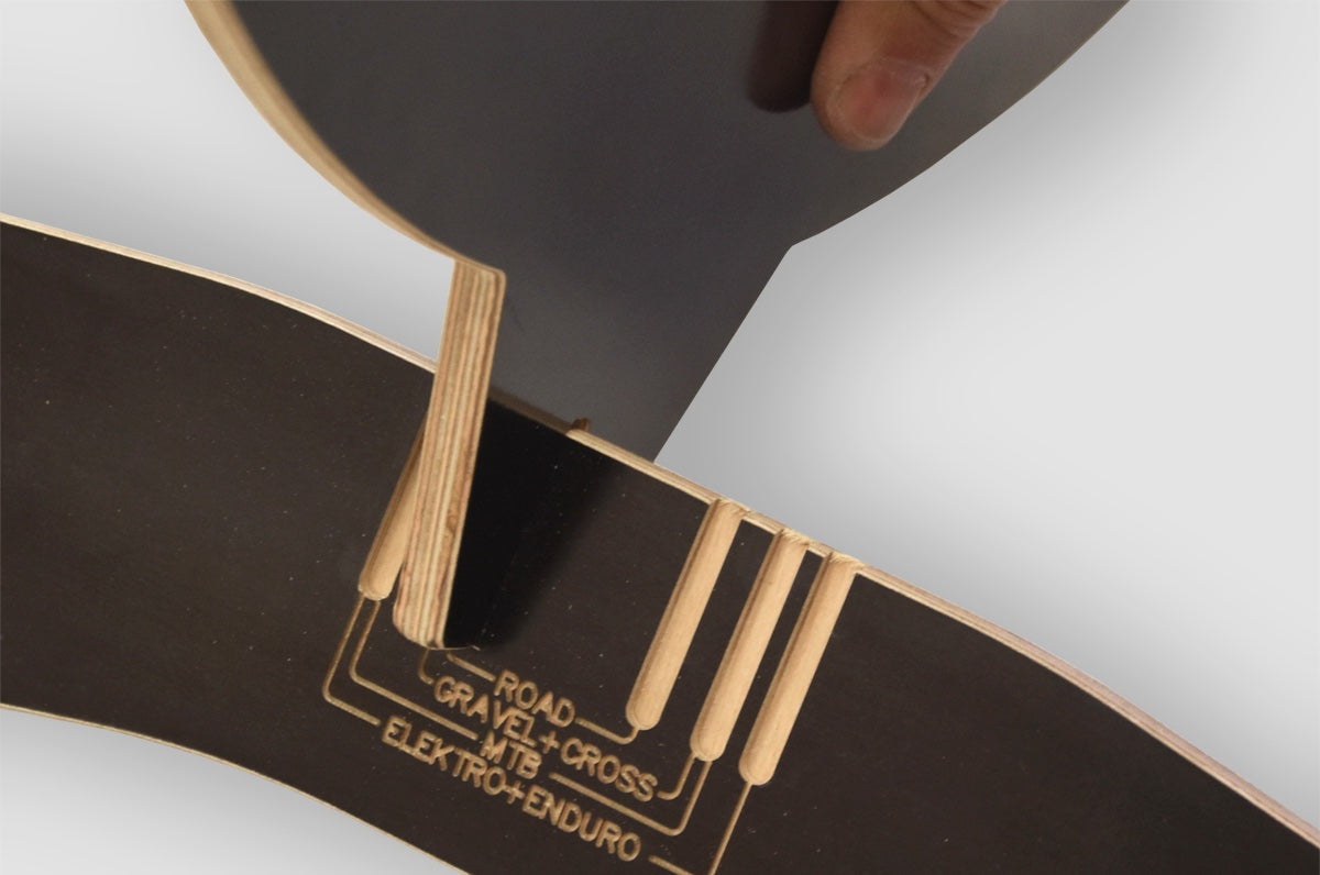 Justerbart cykelställ