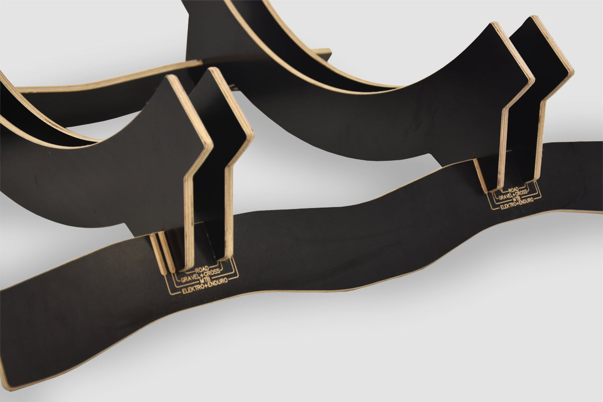 Justerbart ställ för 2 cyklar