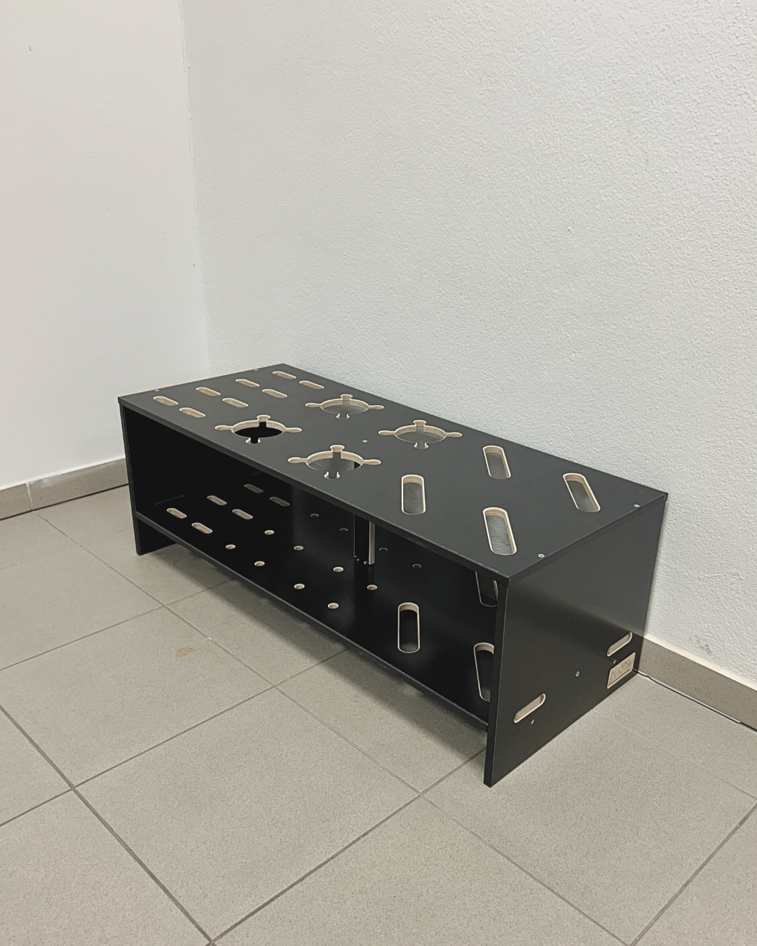 Kombinerat Skidställ i trä för alpinskidor, längdskidor och stavar