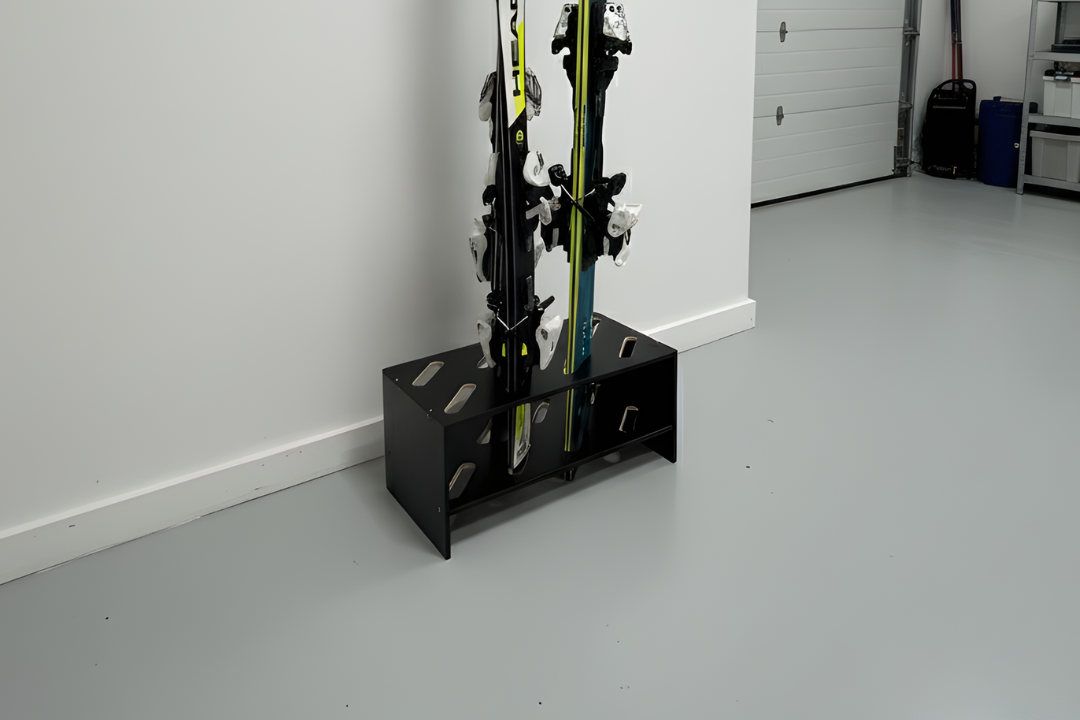 Skidställ i trä - 8 par, 61 x 33cm