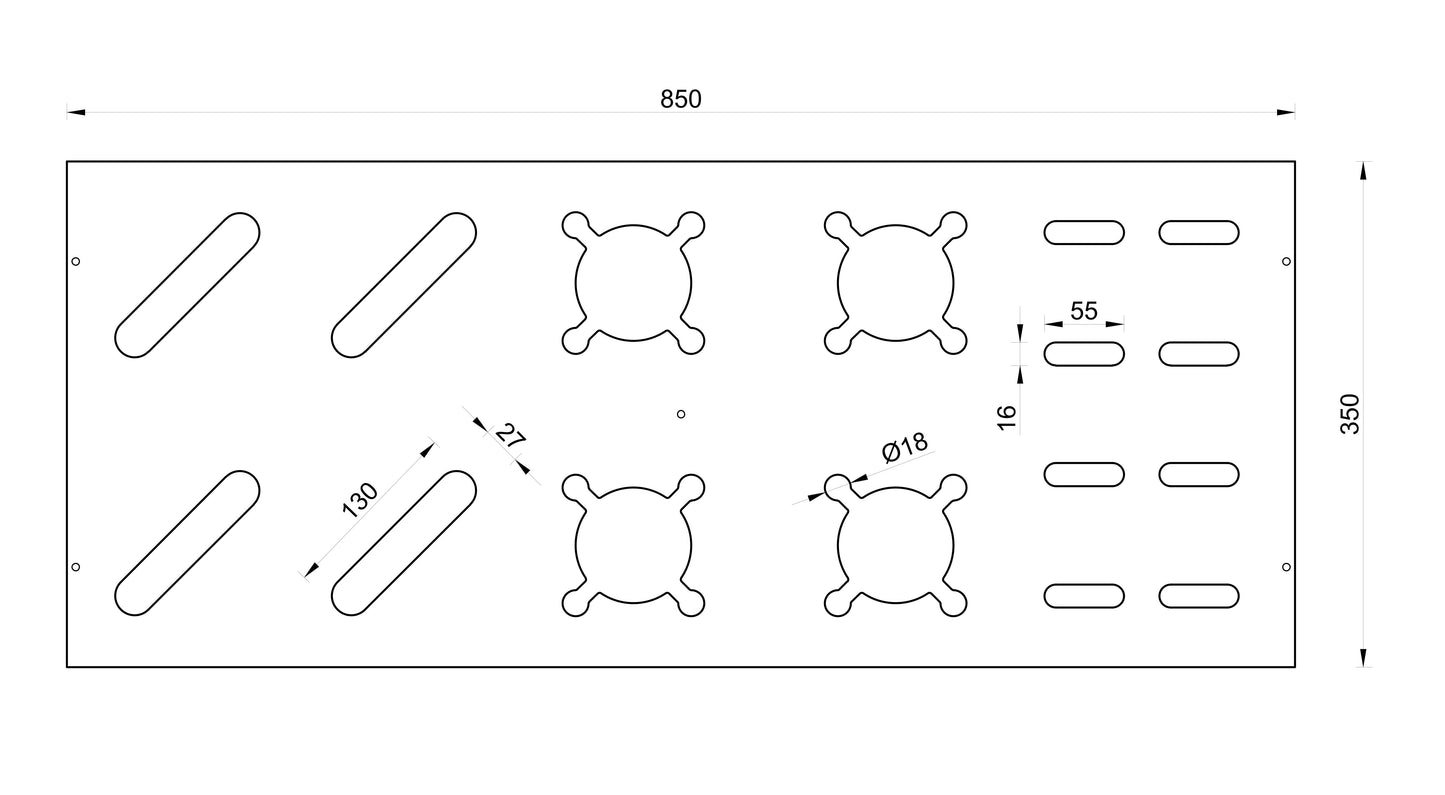 Kombinerat Skidställ i trä för alpinskidor, längdskidor och stavar - Naturfärg