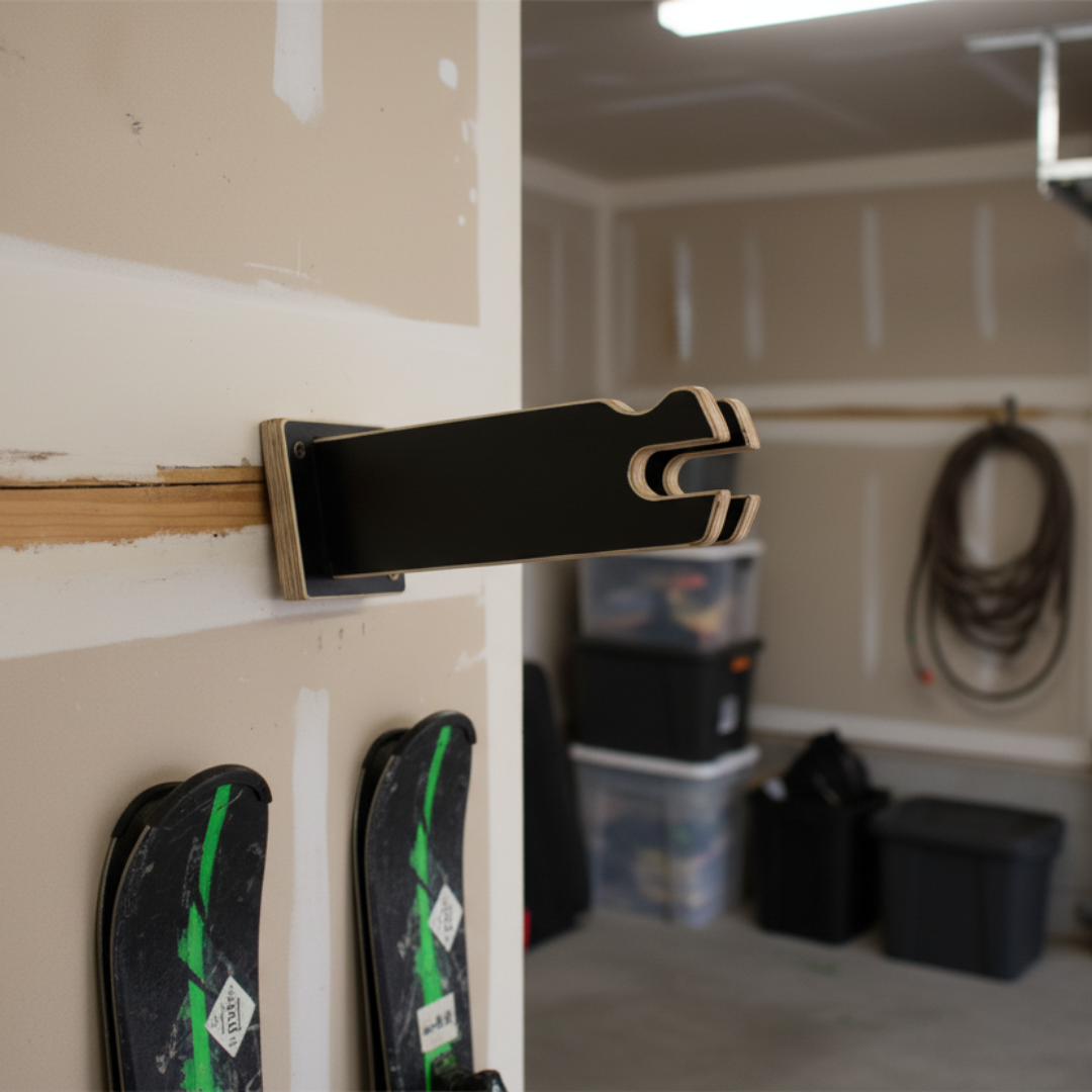 Skidhållare för 1 par skidor