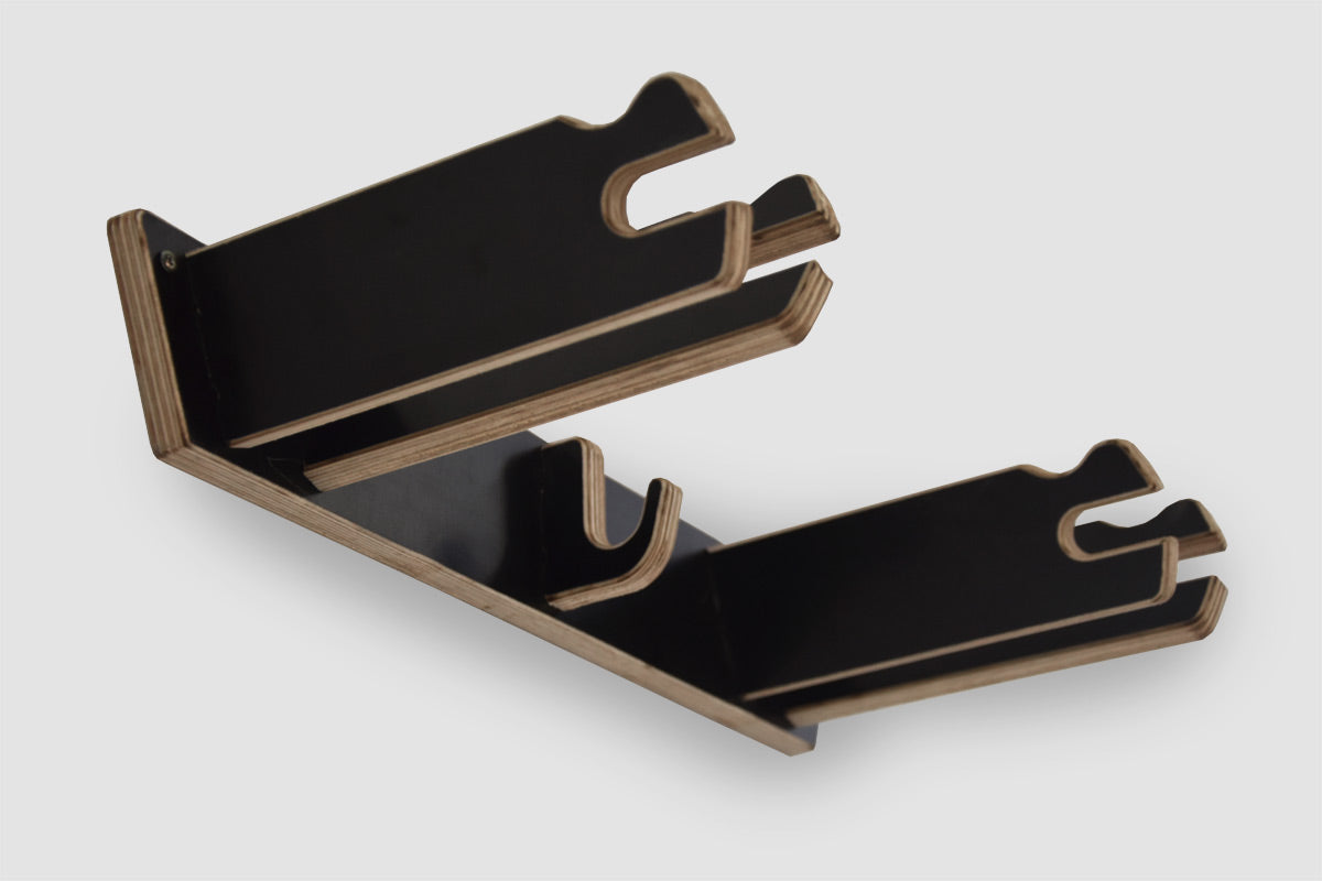 Skidhållare for 2 par skidor